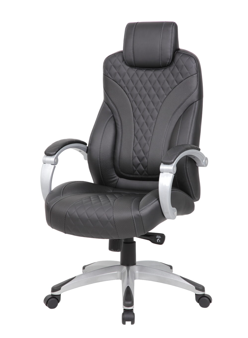 Boss Office Products Executive Hinged Arm Chair in Black - Image 4