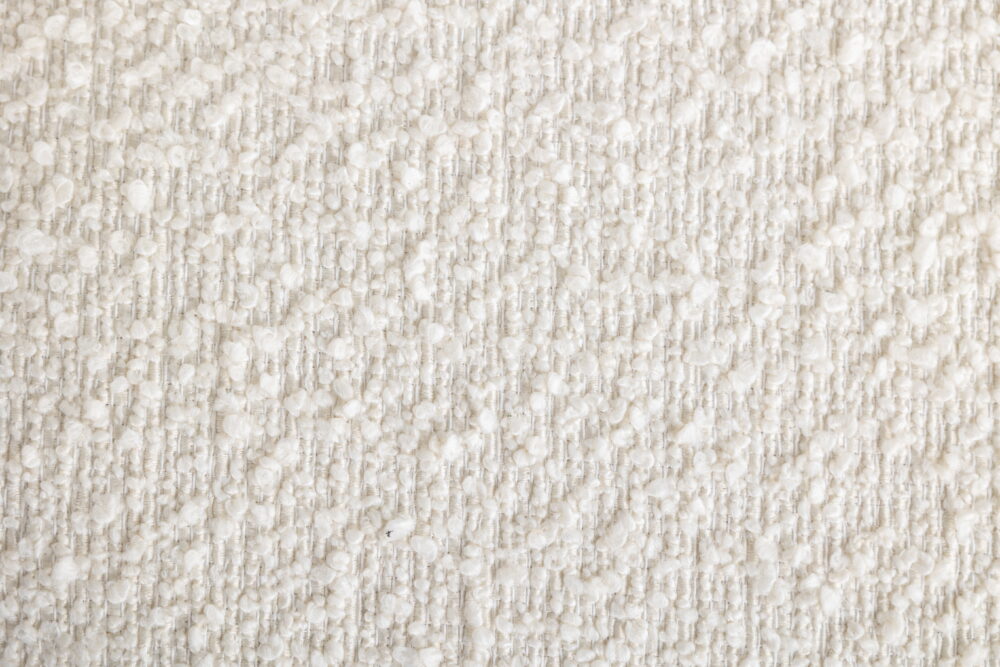 Roundhill Furniture Winnie Modern Teddy Boucle Fabric Barrel Chair, 360 Degree Swivel, White - Image 3