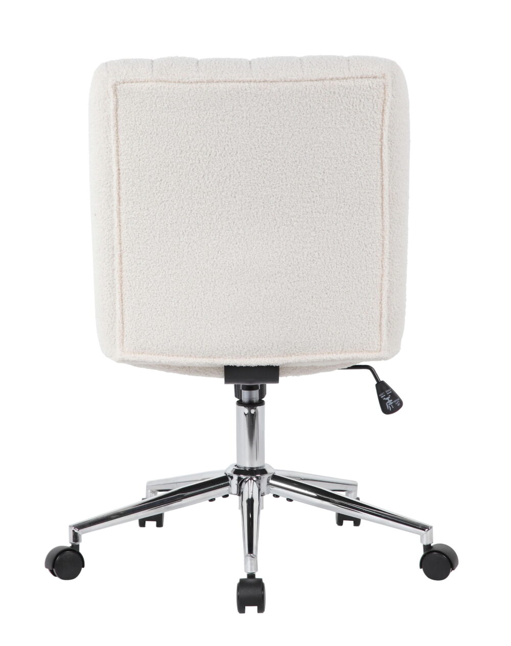Boss Office Products Task Chair with Chrome Base, Cream Boucle - Image 6