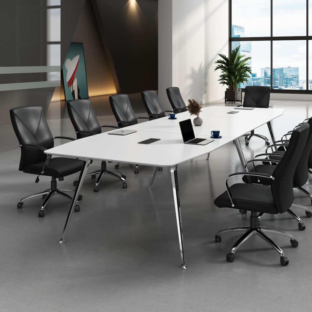 Boss Office Products LeatherPlus Home Office Adjustable Executive Chair with Casters, Black - Image 2