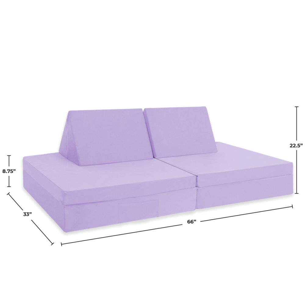 Imaginarium Kids and Toddler Play Couch, Unicorn Purple - Image 2