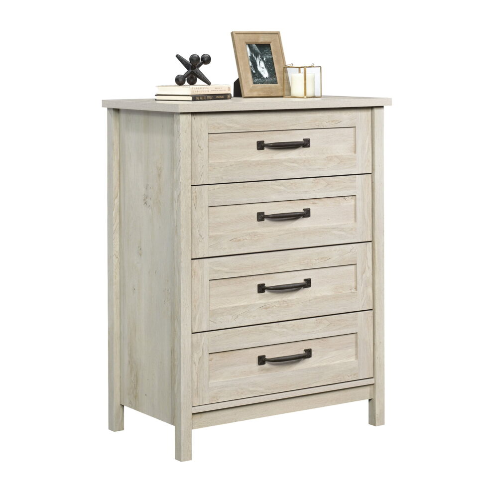 Better Homes & Gardens Modern Farmhouse 4-Drawer Dresser, Rustic White Finish - Image 7
