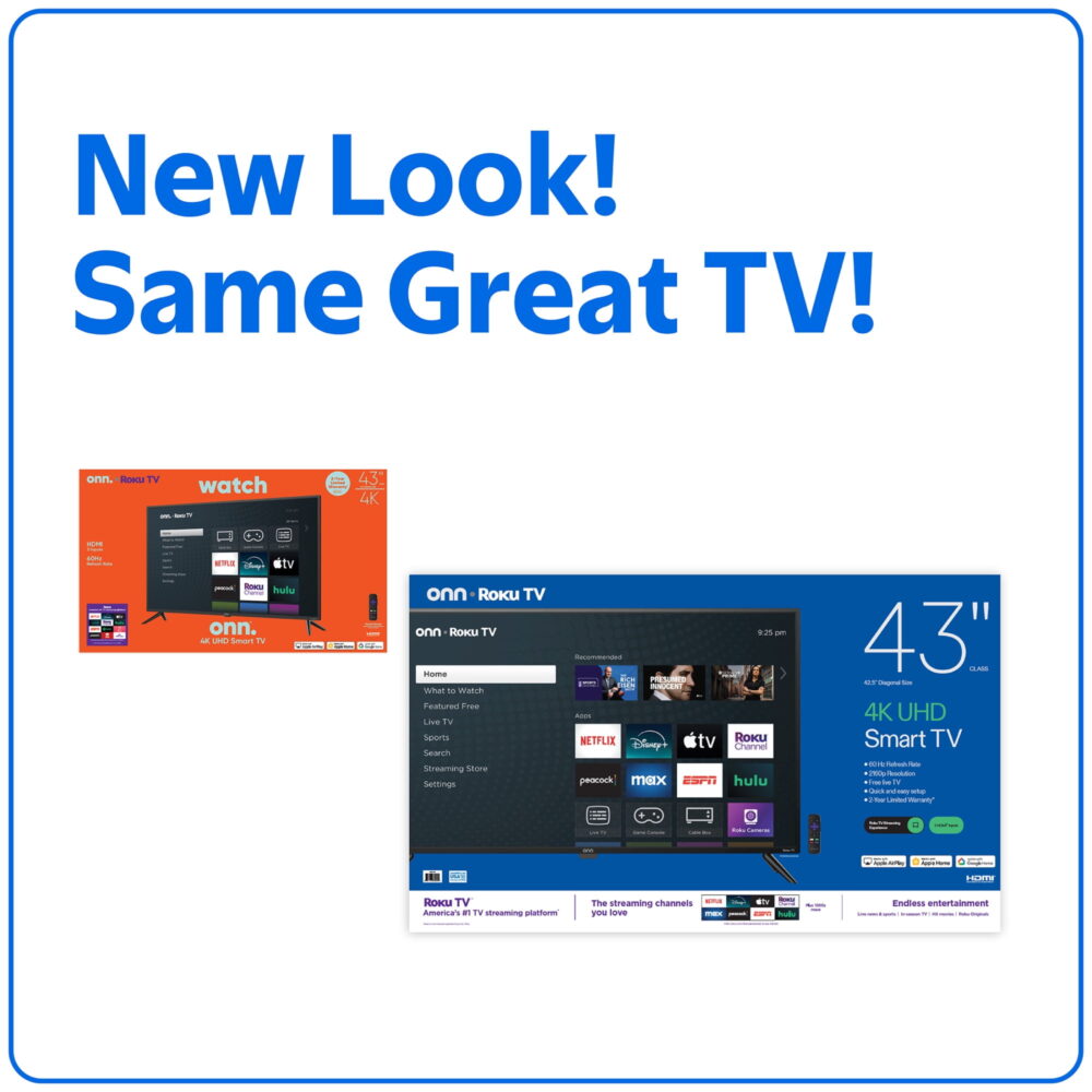 onn 43” Class 4K UHD (2160P) LED Roku Smart Television HDR (100012584) - Image 6