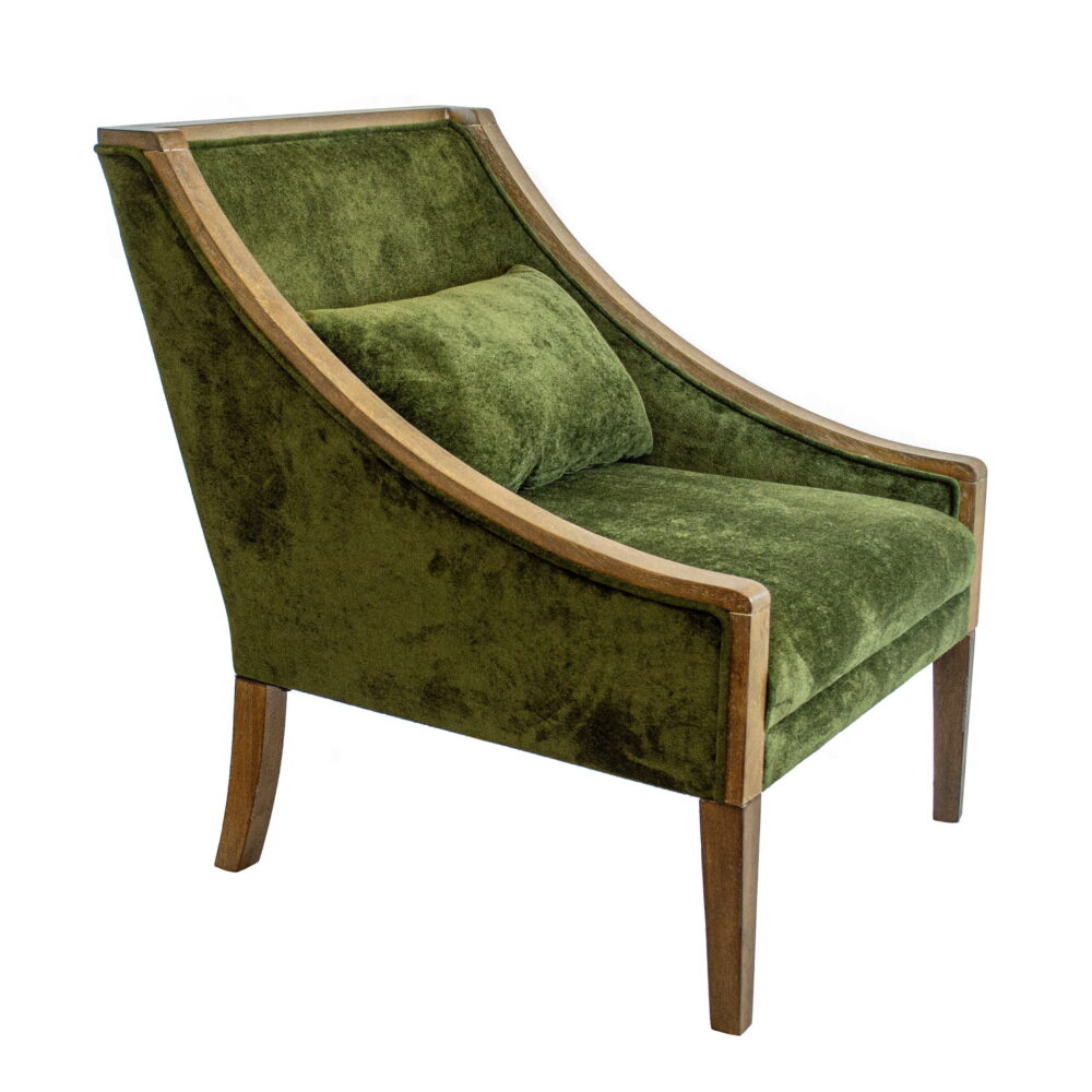 American Furniture Classics OS Home Occasional Side Accent Chair Model DS300 Forest Mist - Image 7