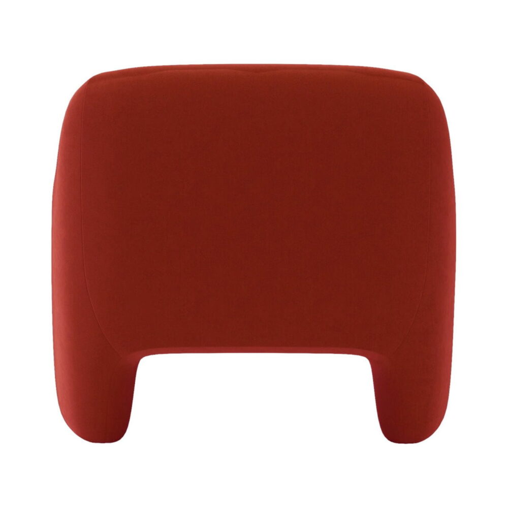 Better Homes & Gardens Emerson Curvy Accent Chair, Rustic Red Velvet - Image 5