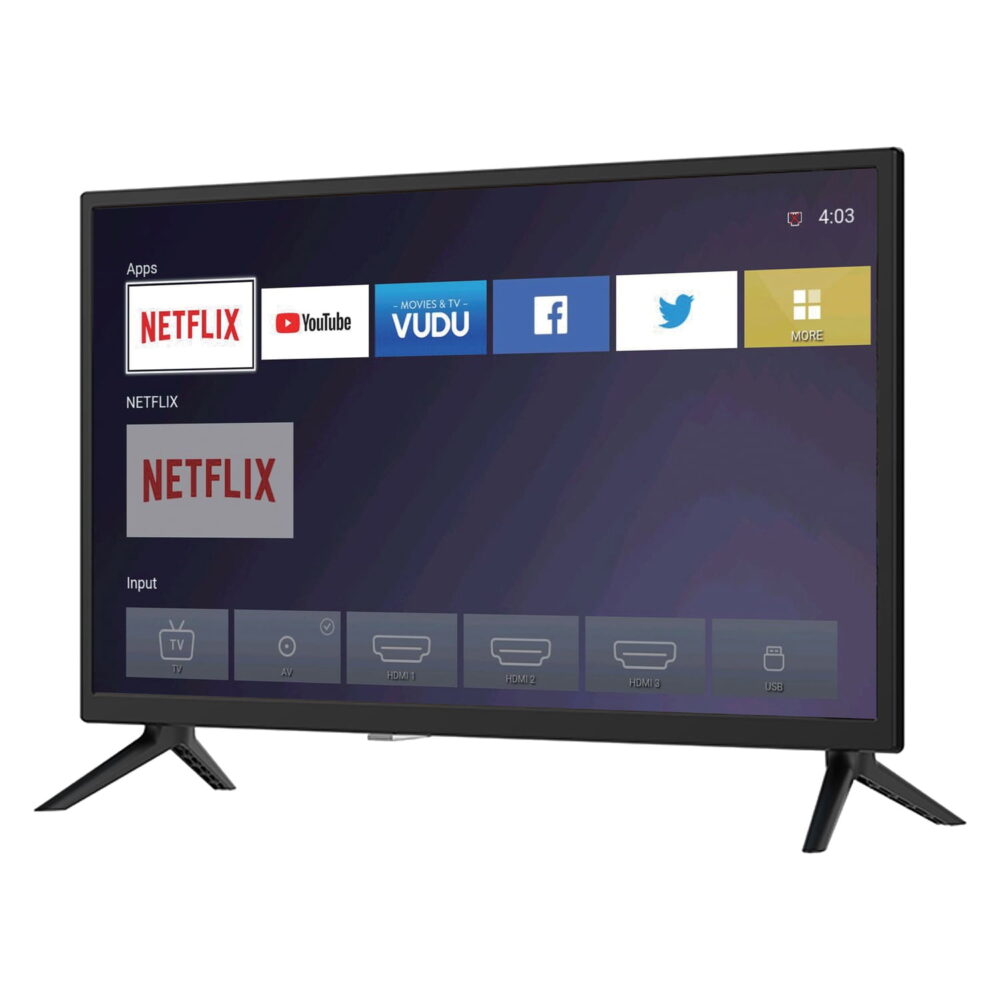 Supersonic SC-2416STV 24" Smart LED-LCD TV - HDTV - Black - Image 5