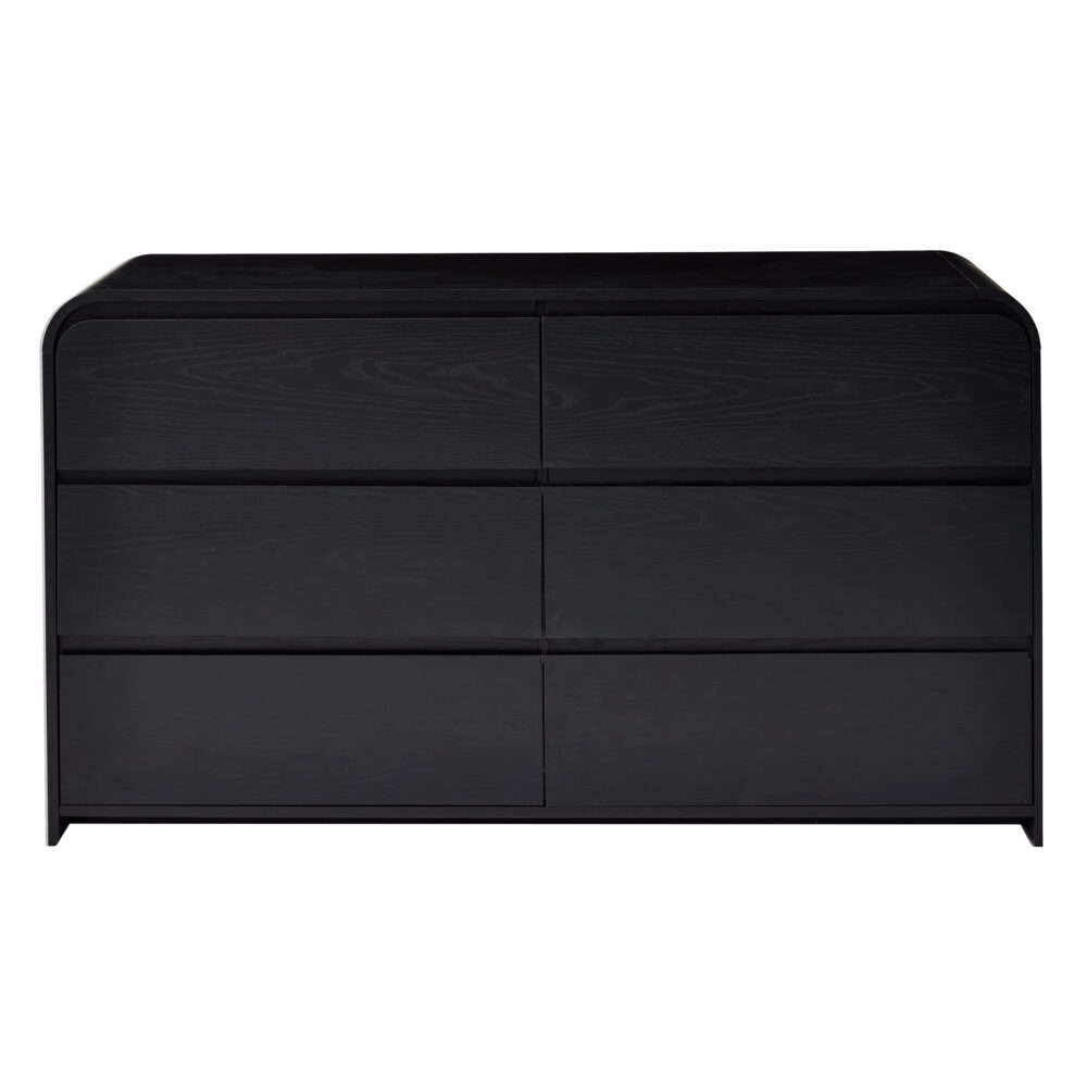 Better Homes & Gardens Juliet 6 Drawer Dresser, Black Finish - Image 3