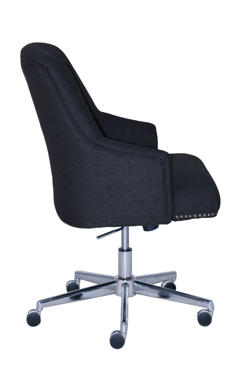 Serta Style Leighton Home Office Chair, Blue Twill Fabric - Image 4