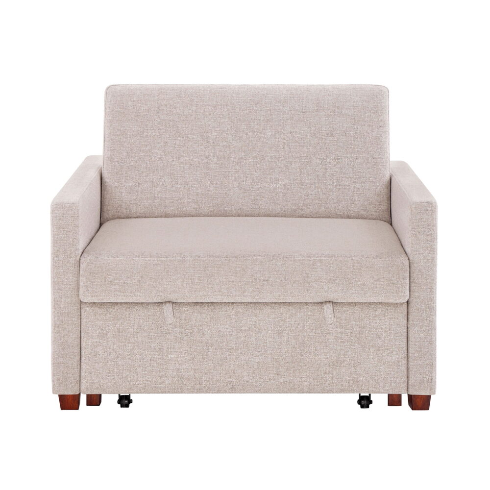 Better Homes & Gardens Nolan Pull Out Sleeper Accent Chair, Wheat - Image 7