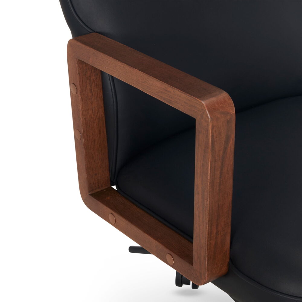 Better Homes & Gardens Ezra Office Chair, Black - Image 6