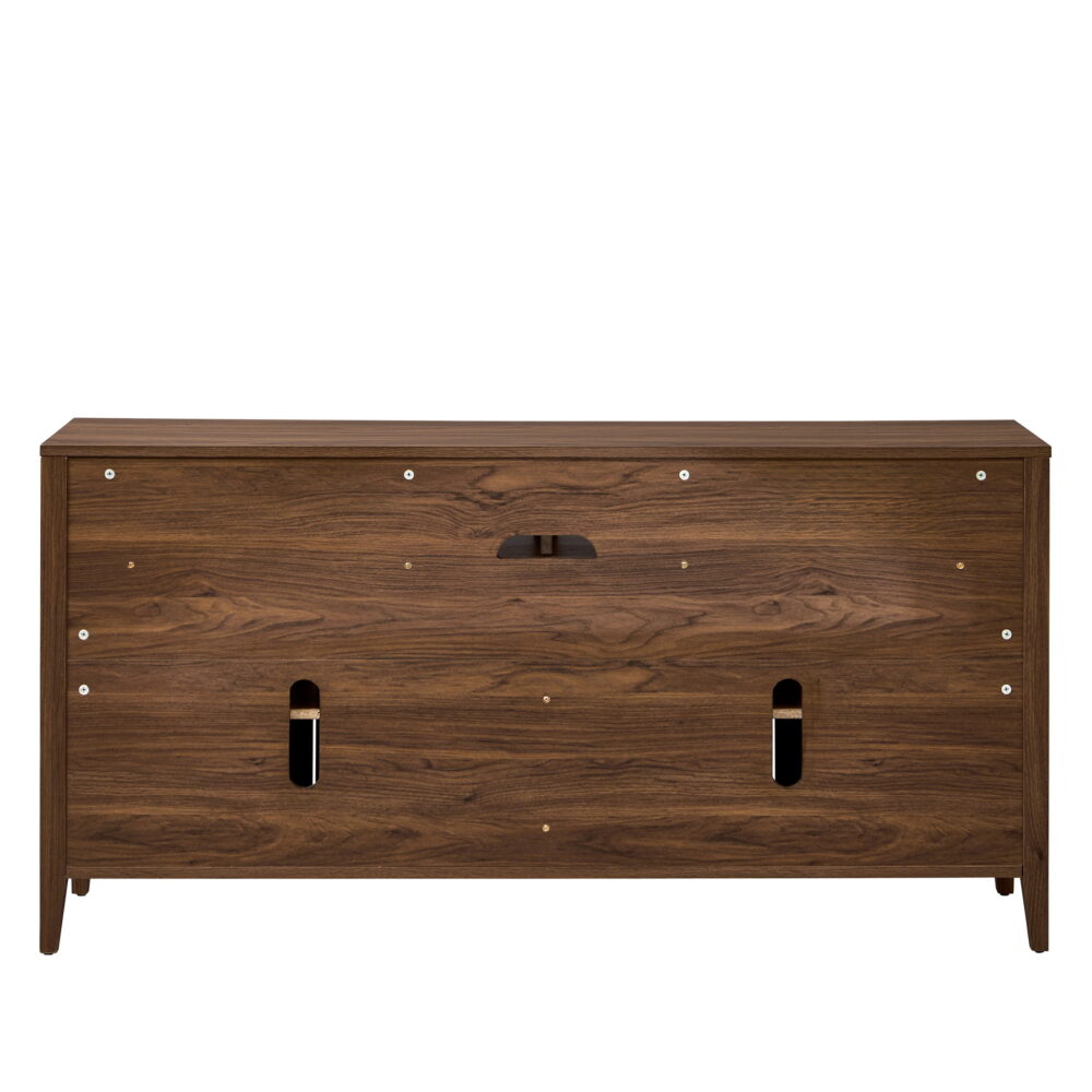 Better Homes & Gardens Trellis TV Stand for TVs up to 65", Walnut - Image 5
