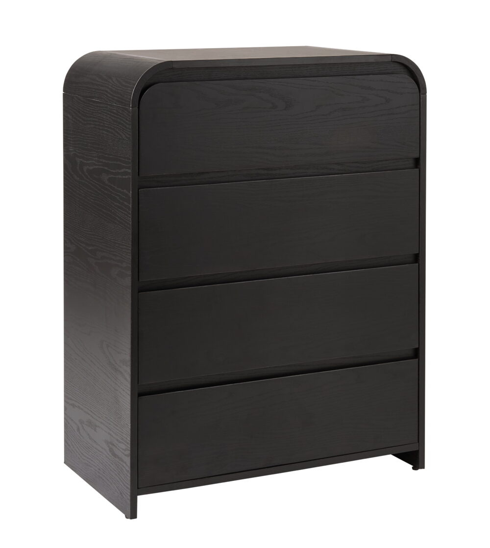Better Homes & Gardens Juliet 4 Drawer Dresser, Rich Black Finish - Image 2