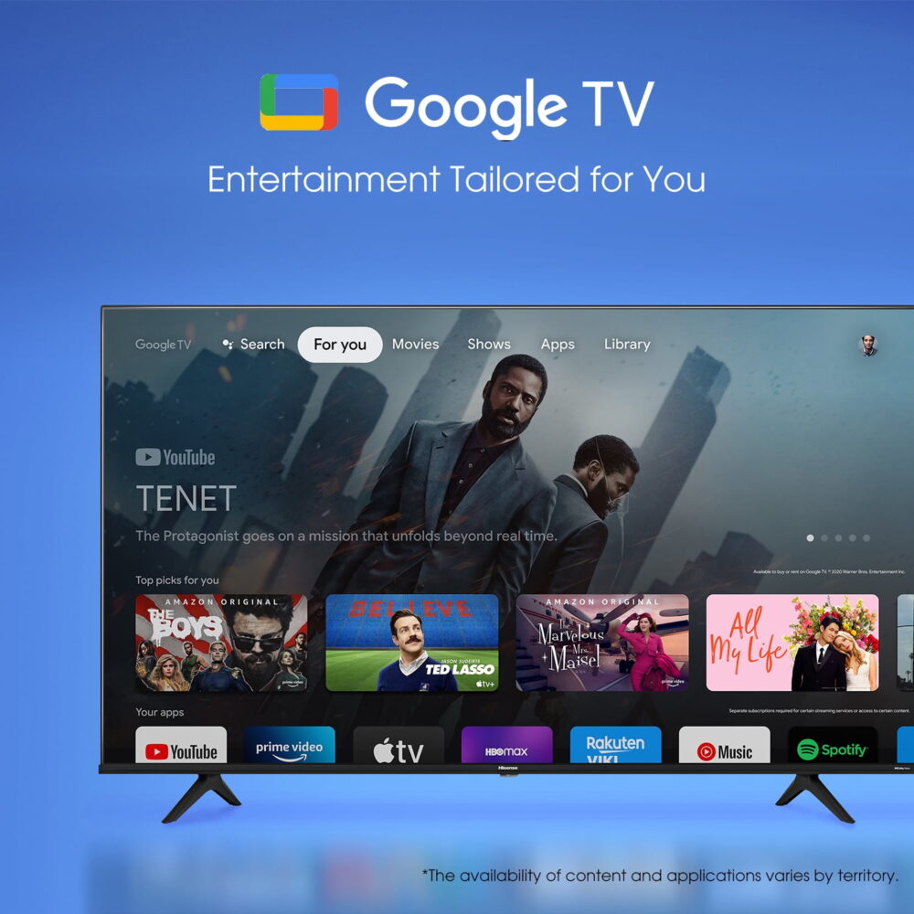 Hisense 75-Inch Class A6 Series Dolby Vision HDR 4K UHD Google Smart TV (75A6H) - Image 5
