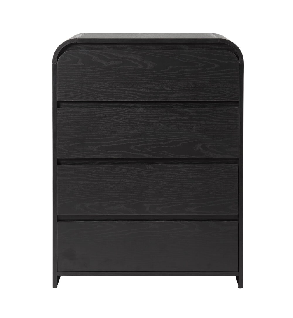 Better Homes & Gardens Juliet 4 Drawer Dresser, Rich Black Finish - Image 3