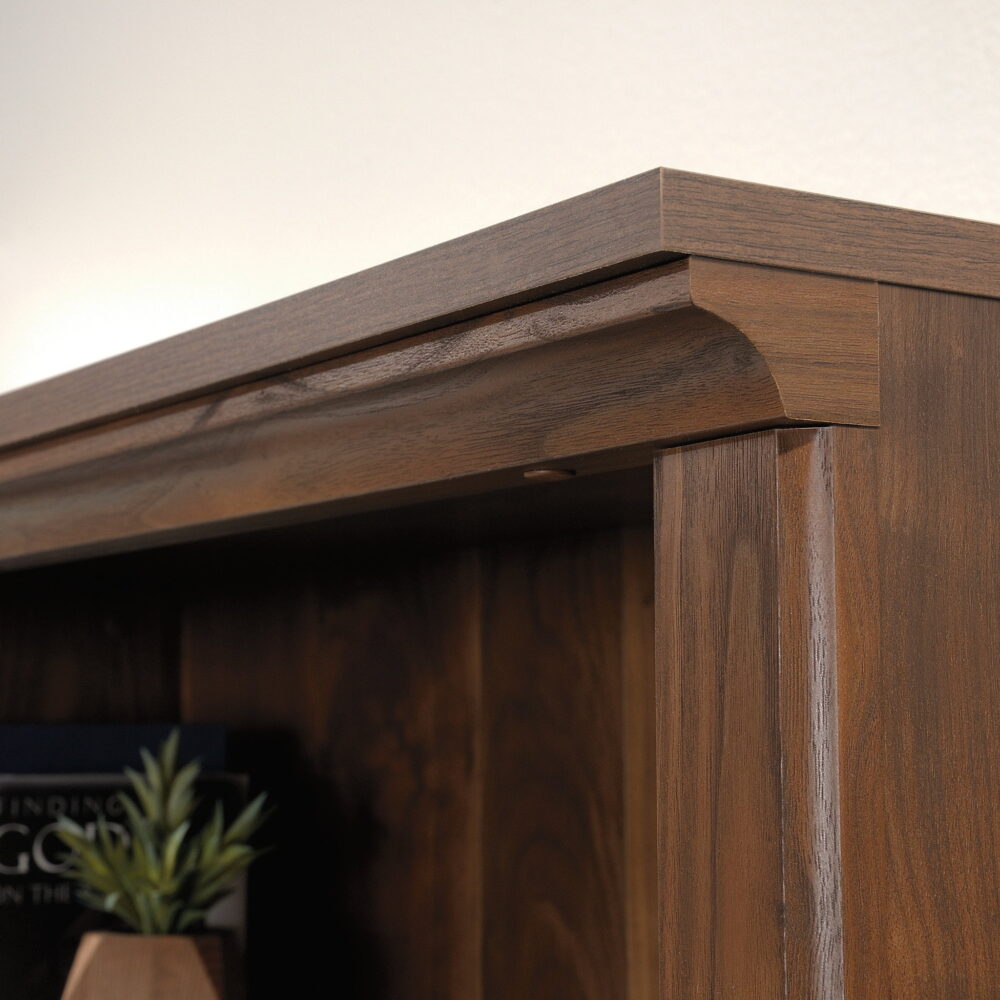 Sauder 5-Shelf Bookcase, Grand Walnut Finish - Image 7