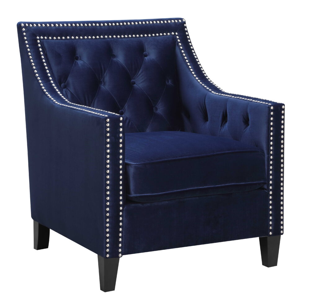 Picket House Furnishings Teagan Accent Chair, Navy - Image 3