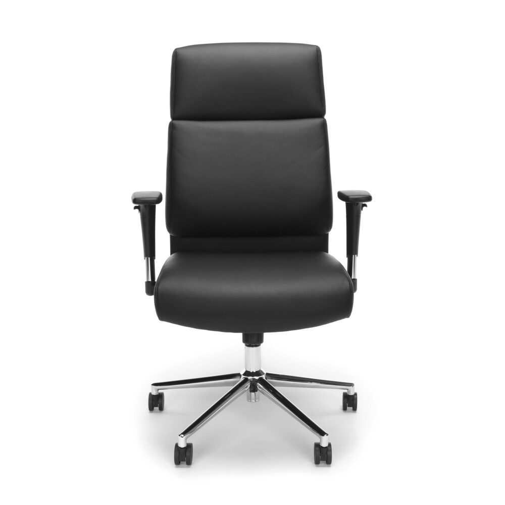 OFM Bonded Leather Manager Chair, High Back Office Chair for Computer Desk, in Black (568-BLK) - Image 7