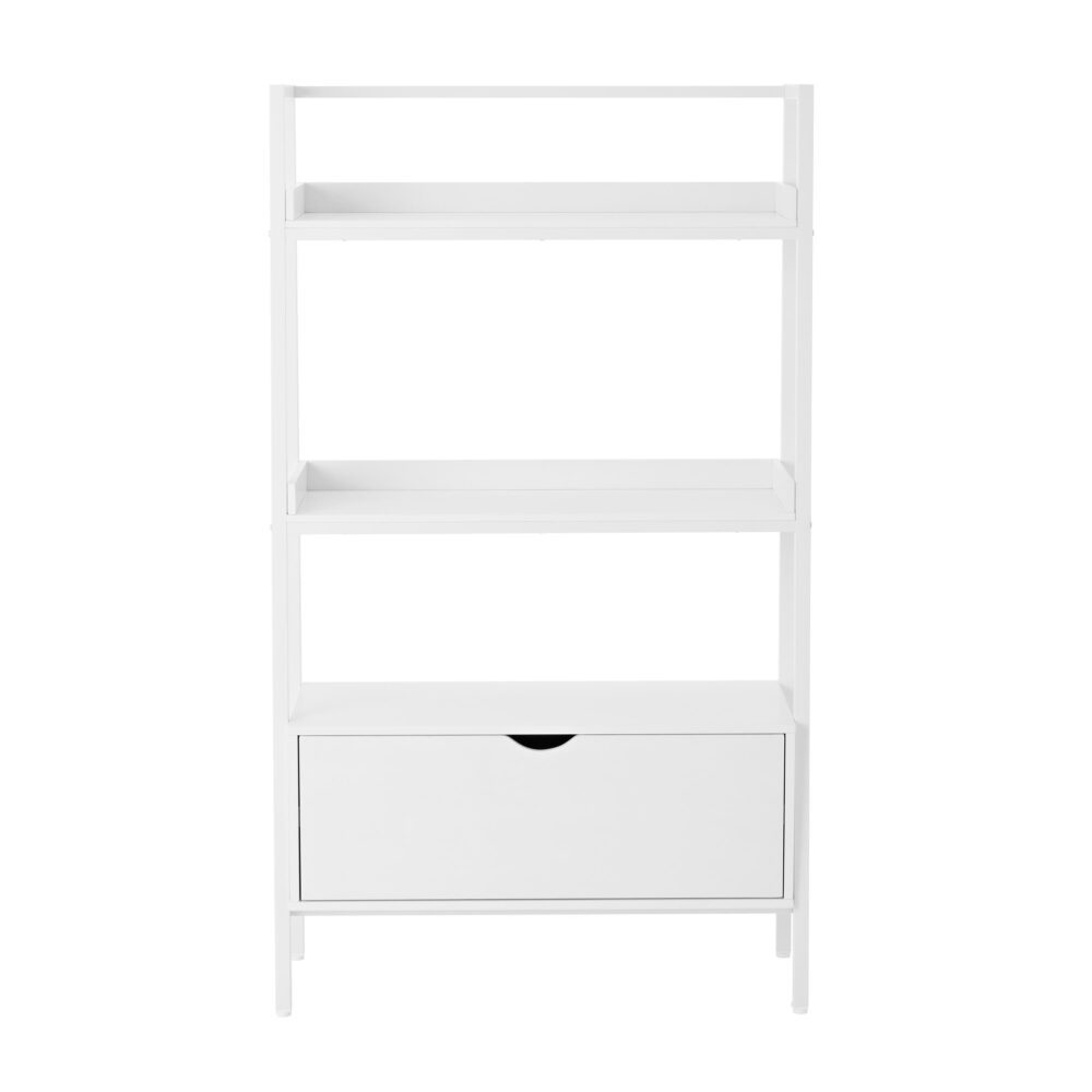 BYO Kids Ladder Bookcase with Drawer, White - Image 6