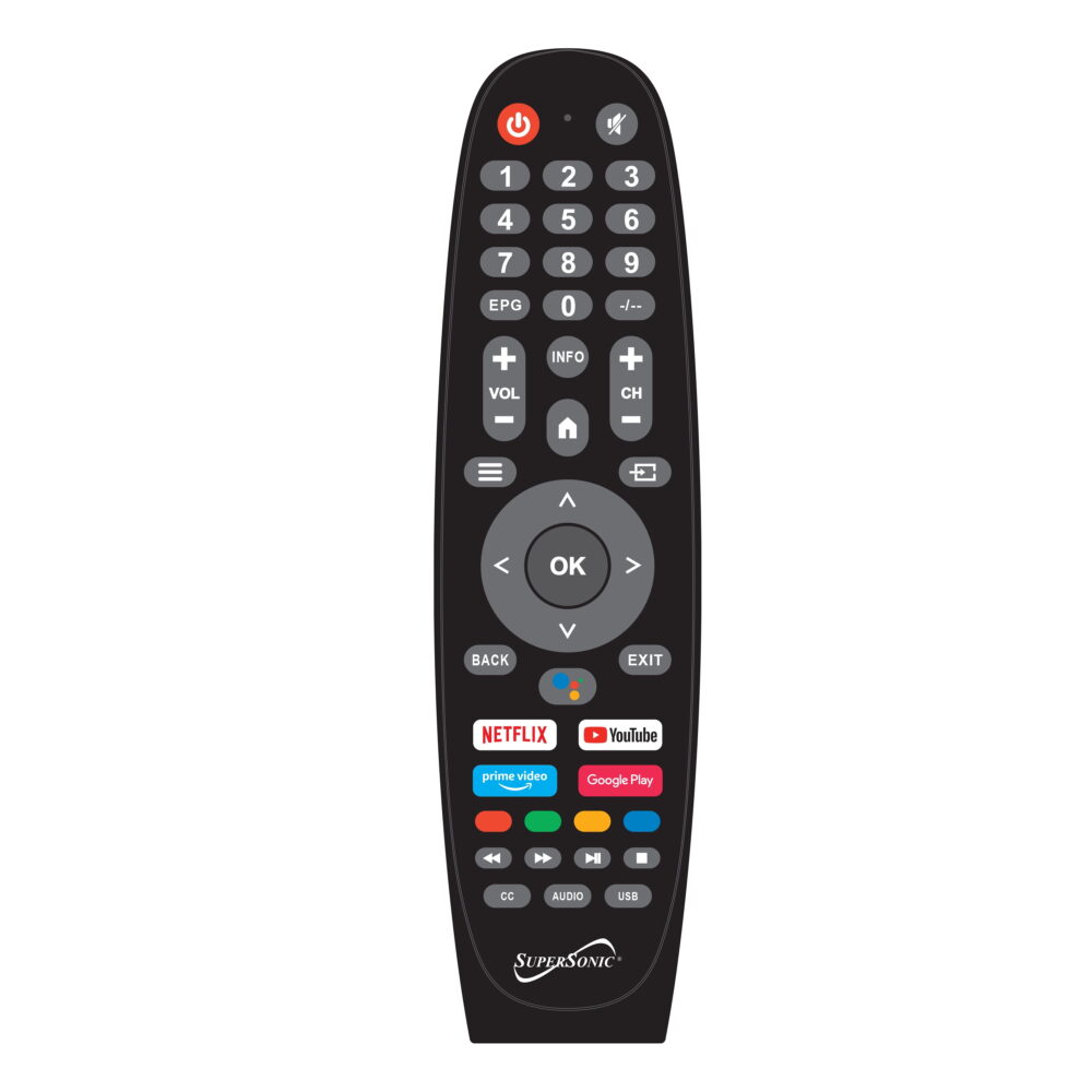 Supersonic 24-In. 1366 x 768 LED Smart Android HDTV, AC/DC Compatible, SC-2450GTV , SC-2450GTV - Image 5