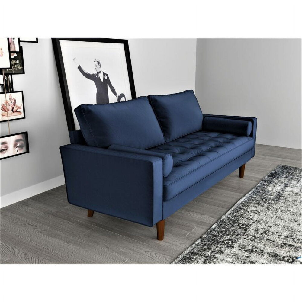 US Pride Furniture Womble 69.68'' Velvet Square Arm Sofa - Image 3