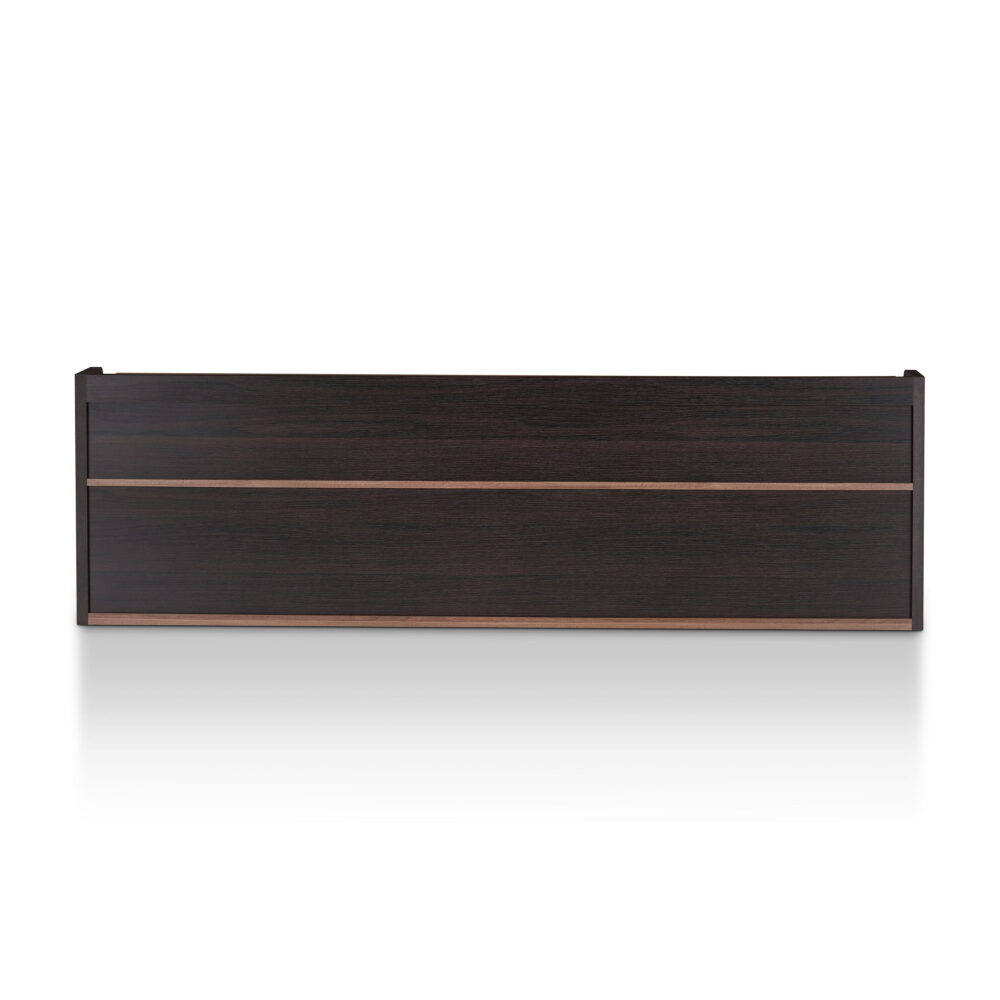 Furniture of America Taren TV Stand for TVs up to 80", Light Walnut - Image 4