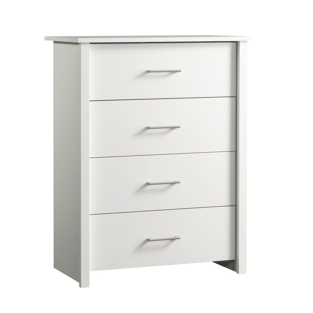 Mainstays Hillside 4-Drawer Dresser, White Finish - Image 2