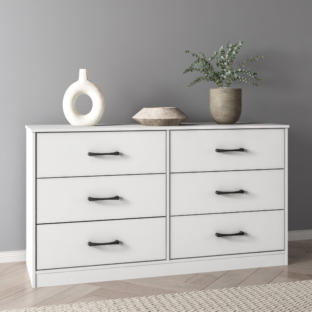 Mainstays Ardent 6 Drawer Dresser, White - Image 3