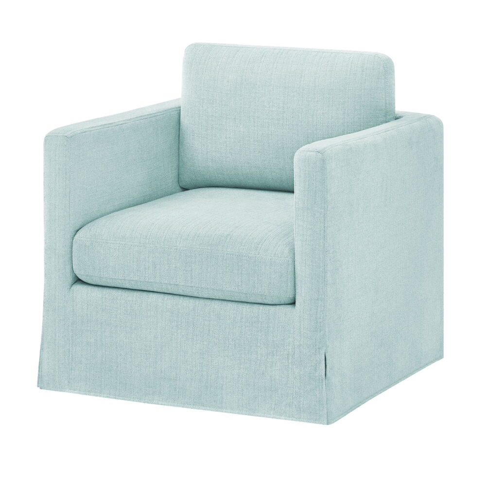 Better Homes & Gardens Waylen Swivel Accent Chair, River Green - Image 4