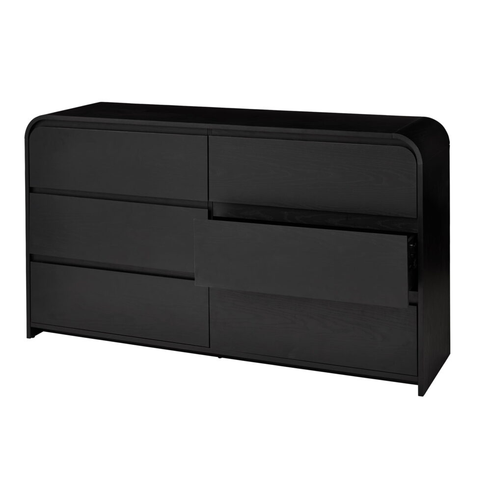 Better Homes & Gardens Juliet 6 Drawer Dresser, Black Finish - Image 4
