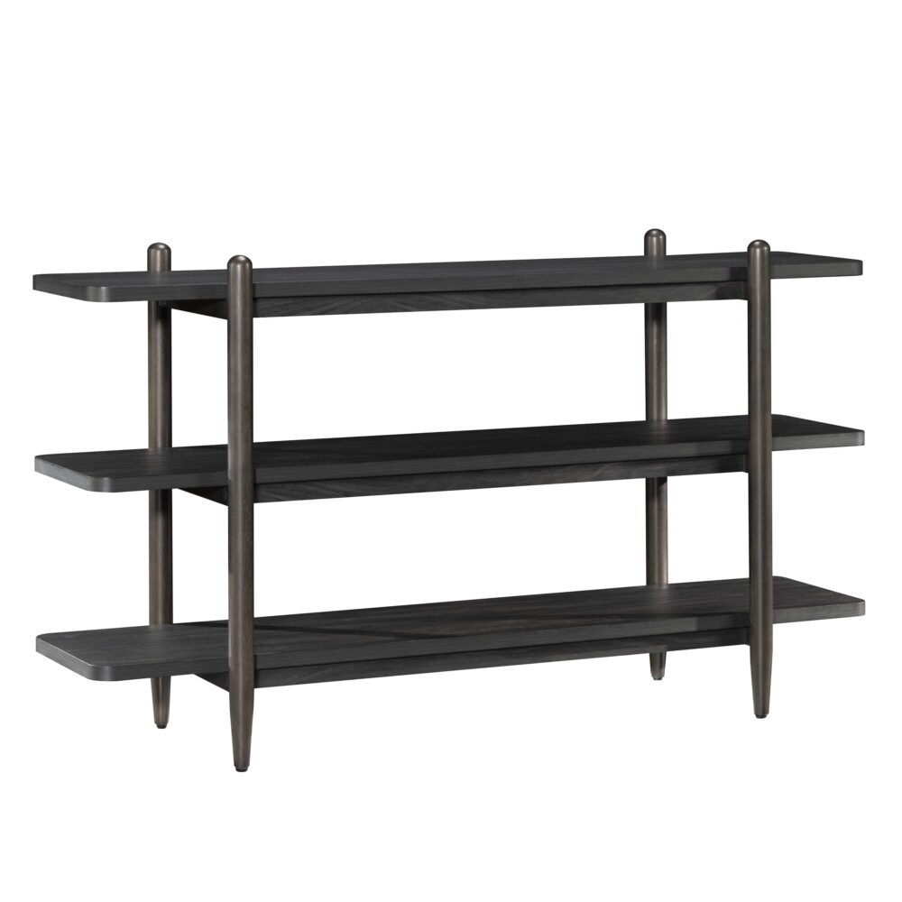 Better Homes & Gardens Springwood Horizontal Bookcase, Charcoal Finish - Image 2