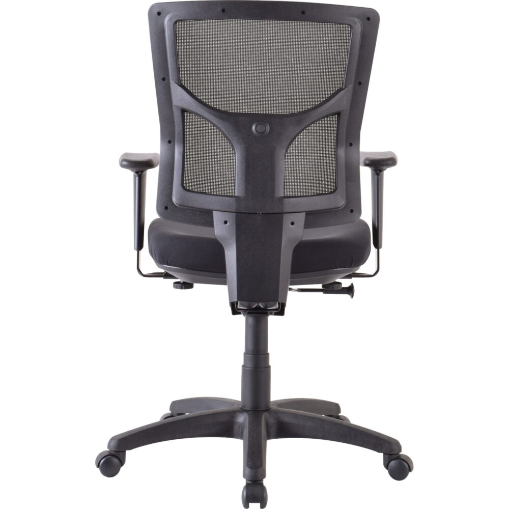 Lorell® Conjure Mid-Back Fabric Task Chair, Black - Image 4