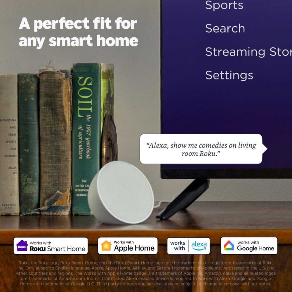 Roku Smart TV 2025 – 55-Inch Pro Series, 4K QLED Mini-LED – Roku TV with Backlit Voice Remote Pro - Image 7
