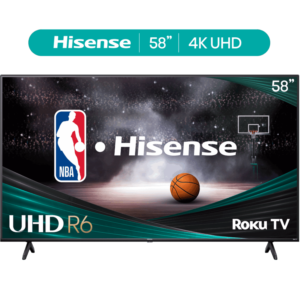 Hisense 58" Class 4K UHD LED LCD Roku Smart TV HDR R6 Series 58R6E3 - Image 2