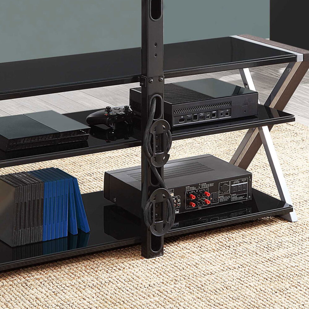 Whalen Xavier 3-in-1 Television Stand for TVs up to 70", Warm Ash - Image 6