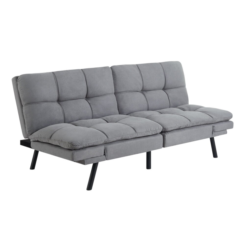 Mainstays Memory Foam Futon with 72" Grey - Image 5