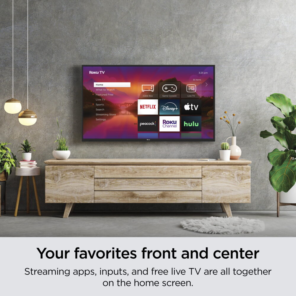 Roku 32-Inch Select Series 720p HD Smart Roku TV with Roku Voice Remote, Bright Picture, Customizable Home Screen - Image 4