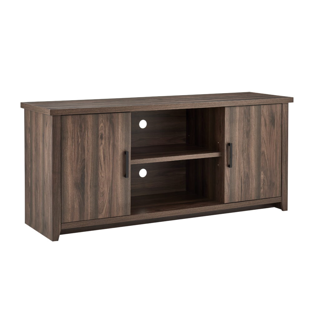Mainstays TV Stand for TVs up to 65", Canyon Walnut - Image 6