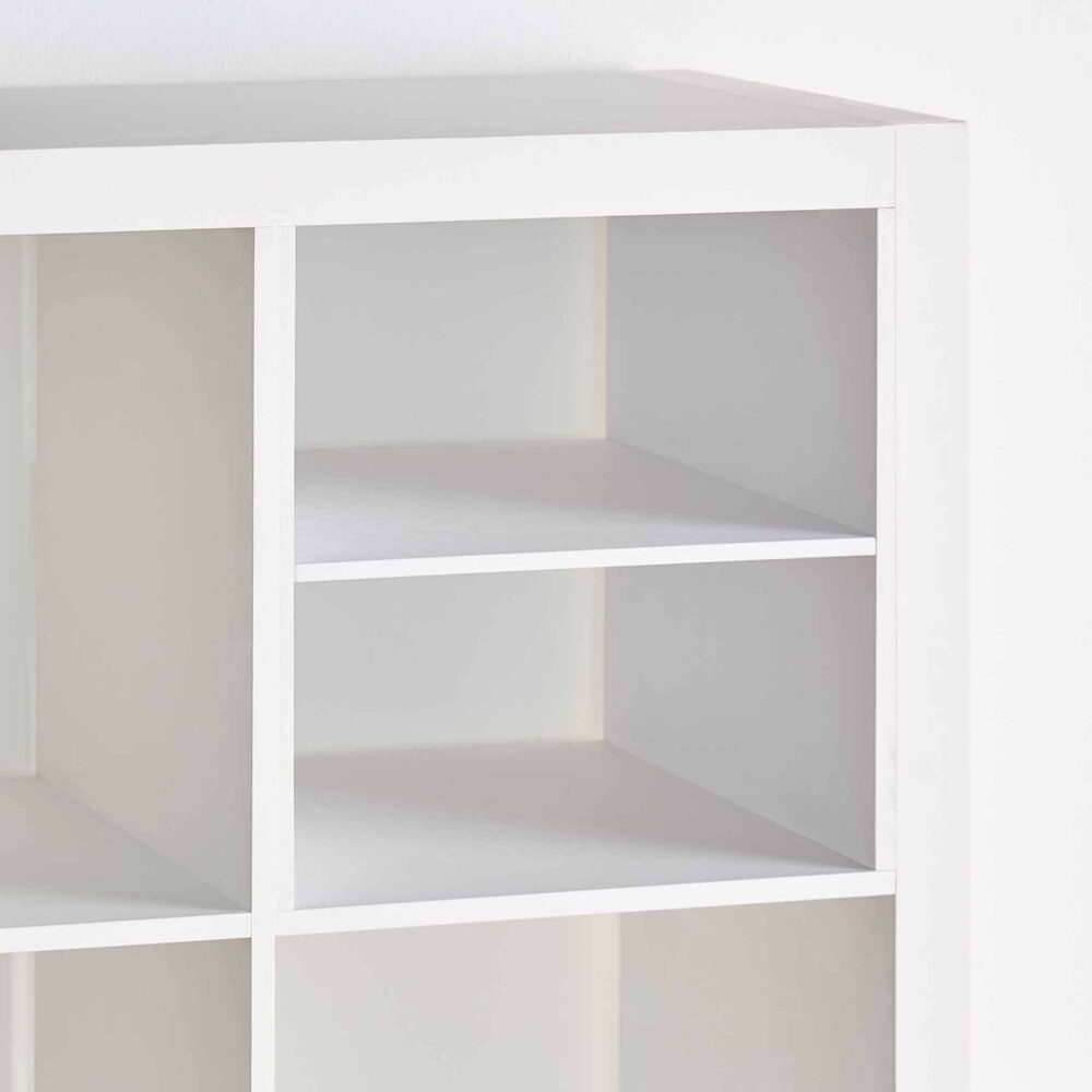Better Homes & Gardens 8 Cube Organizer with 4 H Shelf Inserts, White Texture - Image 6
