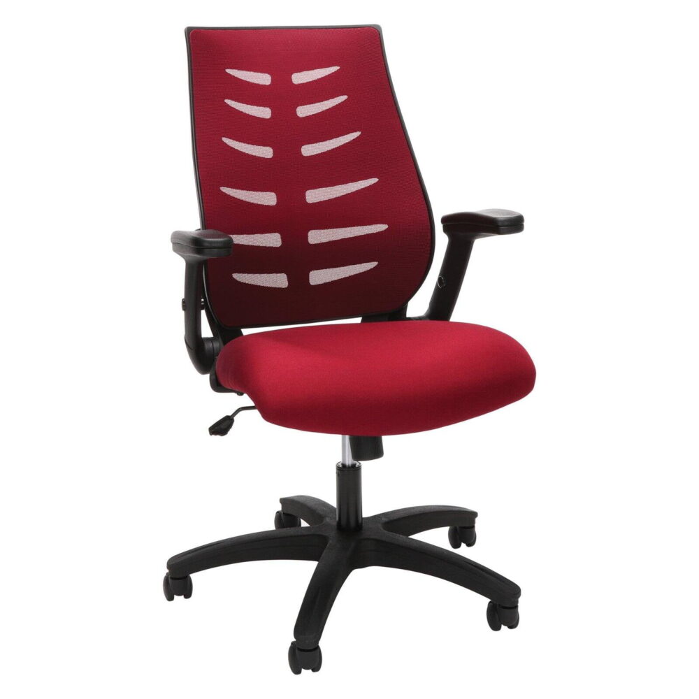 OFM Midback Mesh Office Chair for Computer Desk, in Burgundy (530-BURG) - Image 3