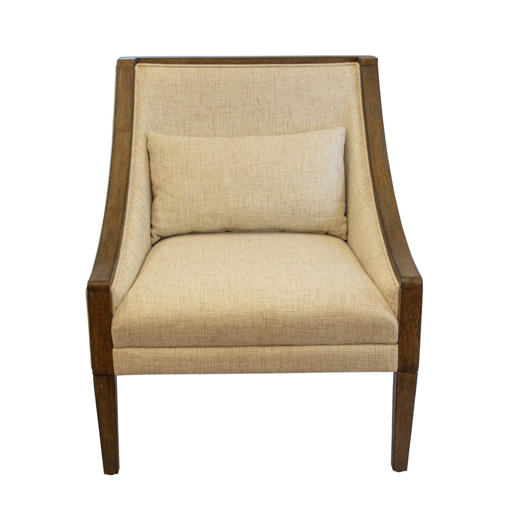American Furniture Classics OS Home Occasional Side Accent Chair Model DS305 Desert Ivory - Image 4