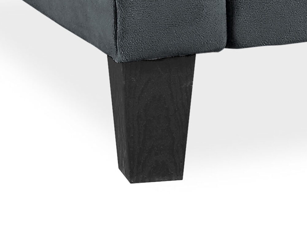 Lifestyle Solutions Alexa Sofa with Rolled Arms, Gray Fabric - Image 3