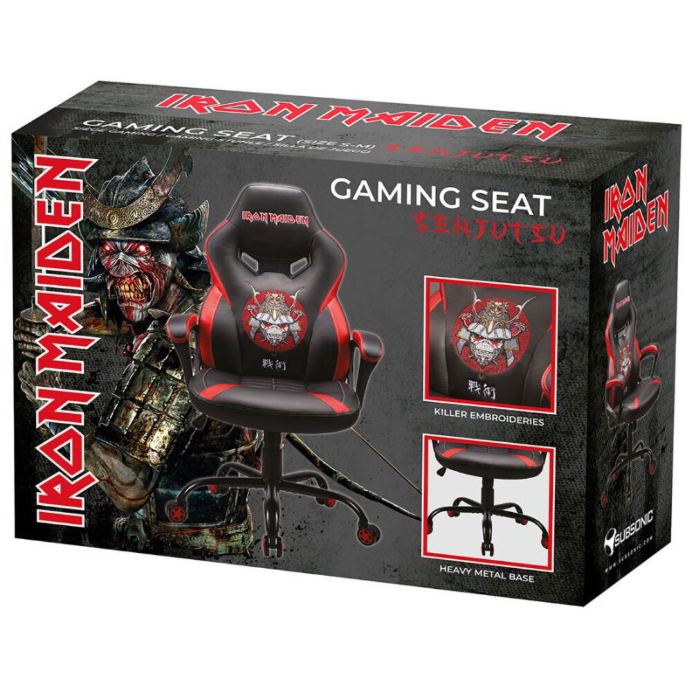 Iron Maiden Gaming Office Chair Size Small or Medium by Subsonic - Image 6