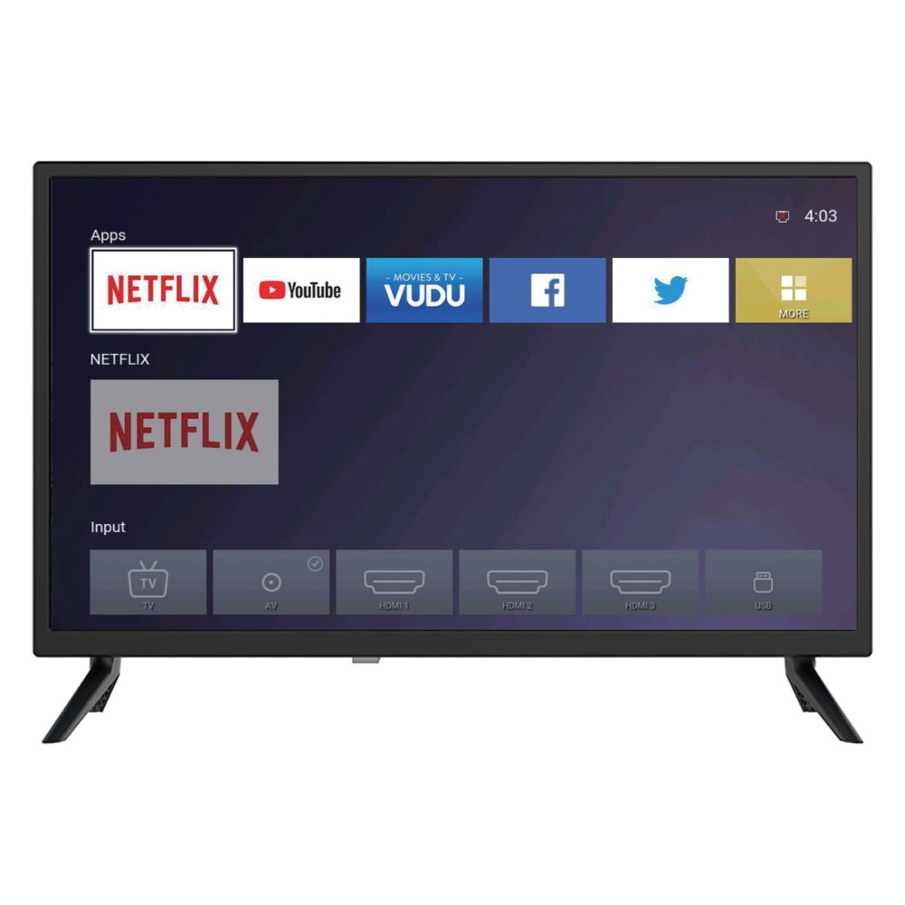 Supersonic SC-2416STV 24" Smart LED-LCD TV - HDTV - Black - Image 4
