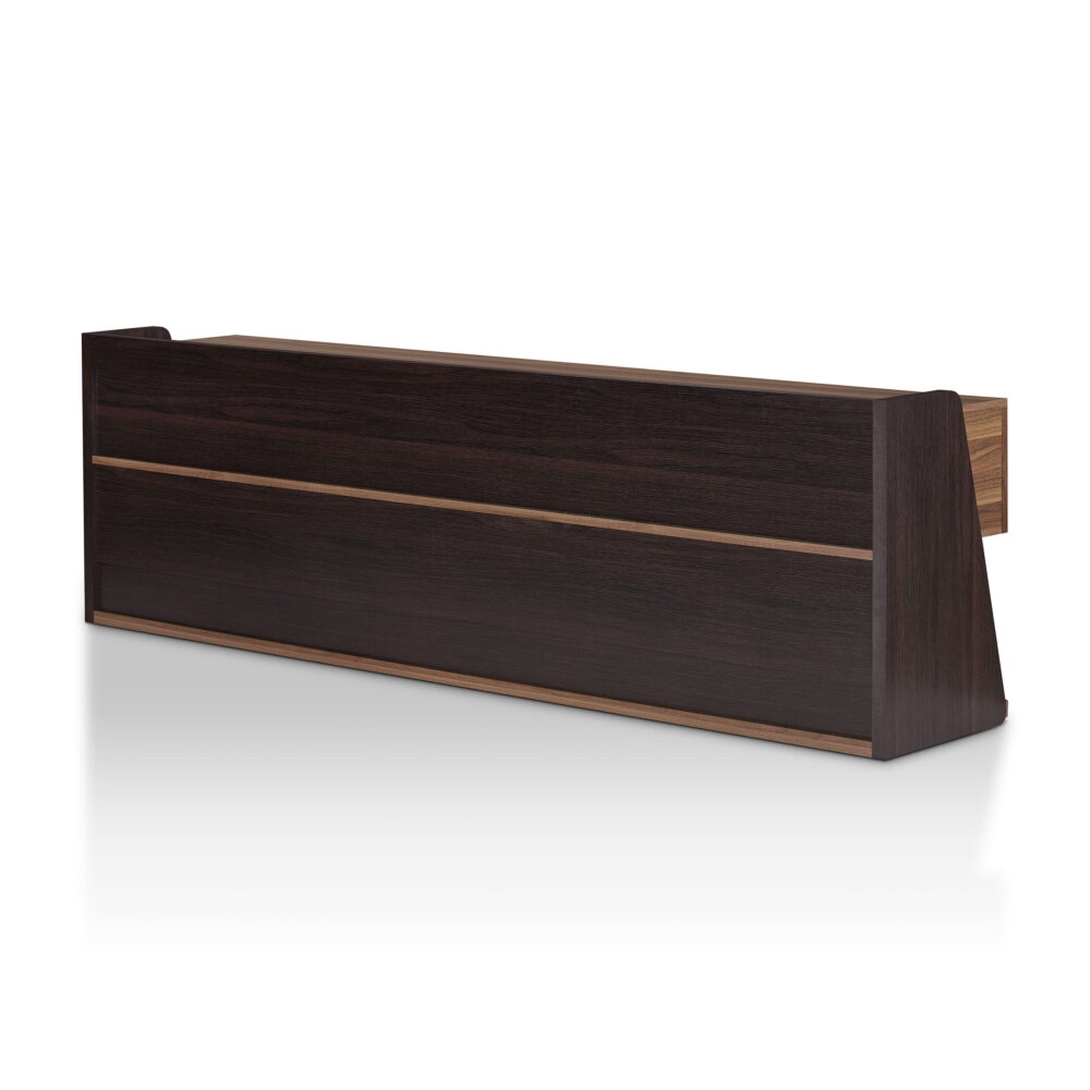 Furniture of America Taren TV Stand for TVs up to 80", Light Walnut - Image 6