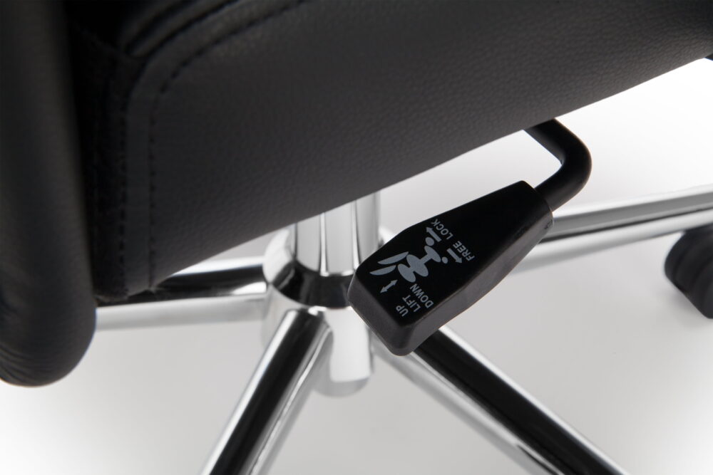 OFM Bonded Leather Manager Chair, High Back Office Chair for Computer Desk, in Black (568-BLK) - Image 5