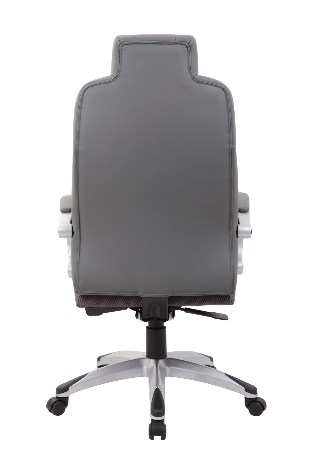 Boss Office Products X-Series Transitional Grey Executive Hinged Arm Chair - Image 3