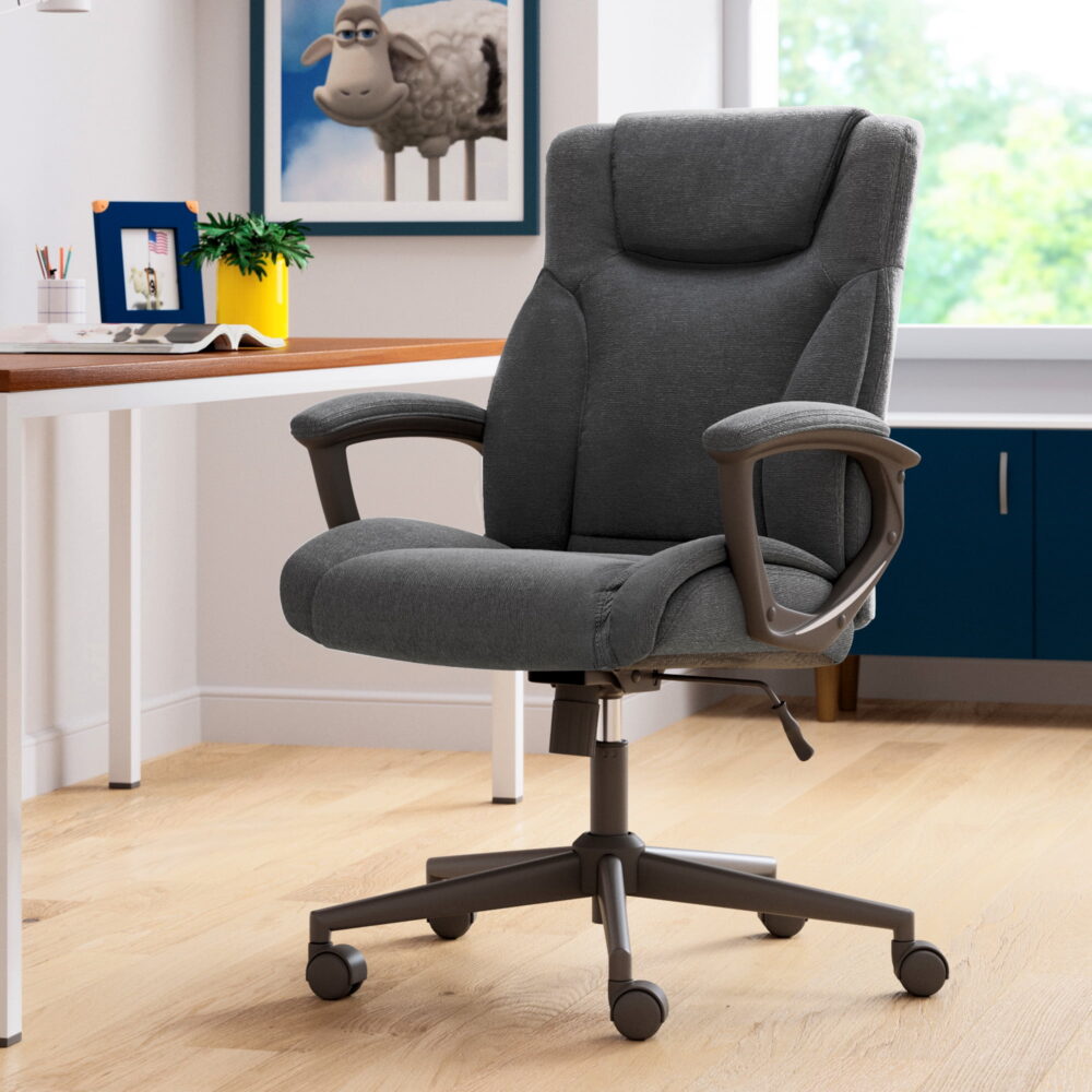 Serta Connor Office Chair Black Microfiber - Image 3