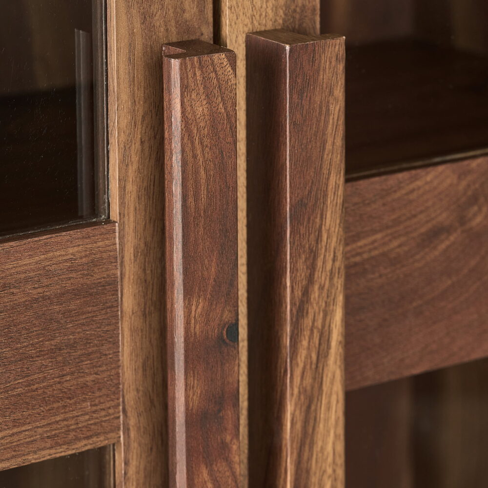 Better Homes & Gardens Ezra TV Stand for TV's up to 70", Warm Walnut finish - Image 6