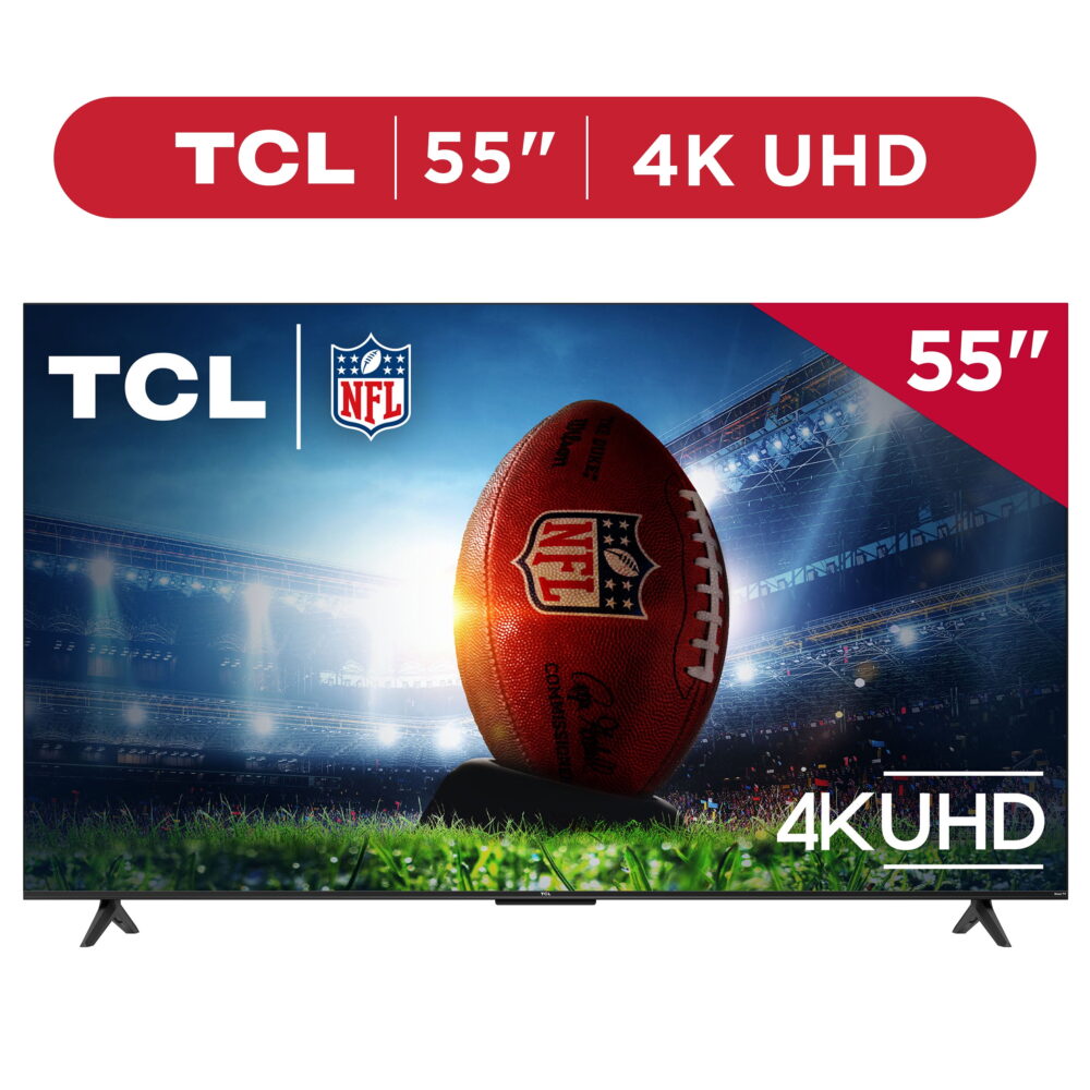 TCL 55” Class S4 (55S451) 4K UHD HDR Smart TV with Roku TV - Image 2