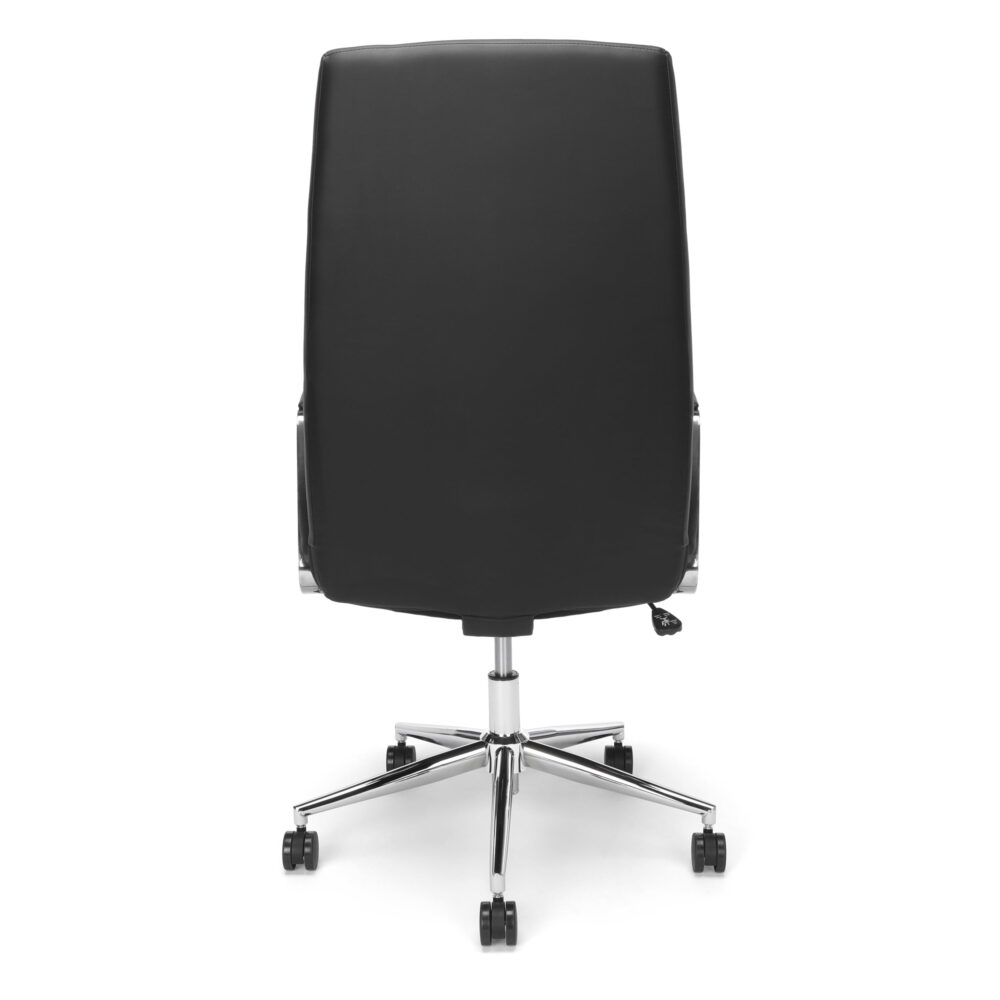 HON Basyx Commercial-Grade Merger Premium Executive Chair, Black Bonded Leather (BSX130SB11PA) - Image 4